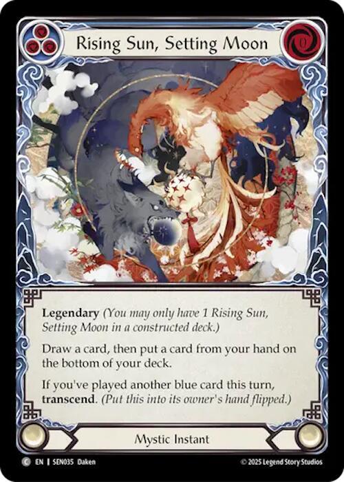 Rising Sun, Setting Moon // Inner Chi Card Front