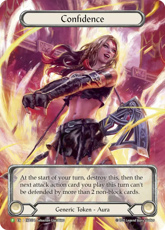 Confidence FAB Organized Play | Flesh and Blood | CardTrader
