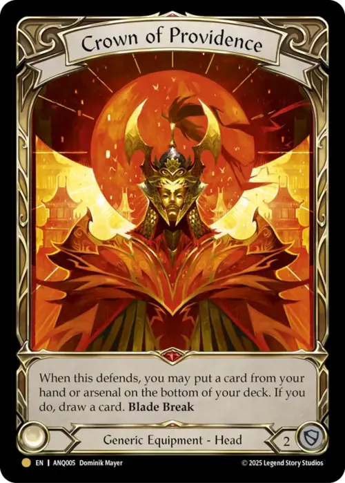Crown of Providence Card Front