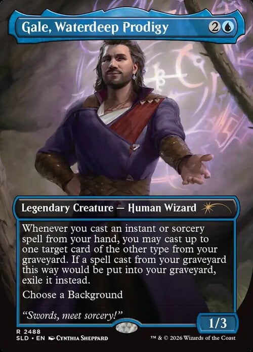 Gale, Prodigio di Waterdeep Card Front