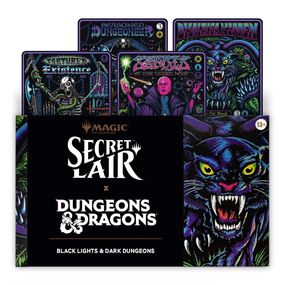 Secret Lair Drop Series: Roll for Initiative Superdrop: Secret Lair x Dungeons & Dragons: Black Lights & Dark Dungeons