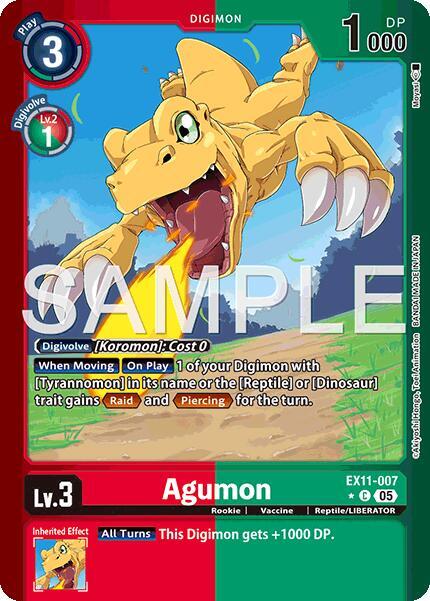 Agumon Card Front