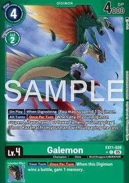 Galemon Card Front