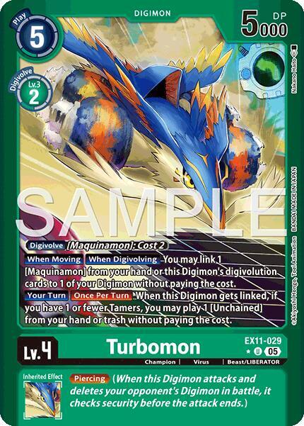 Turbomon Card Front