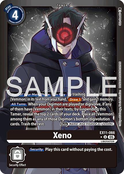 Xeno Card Front