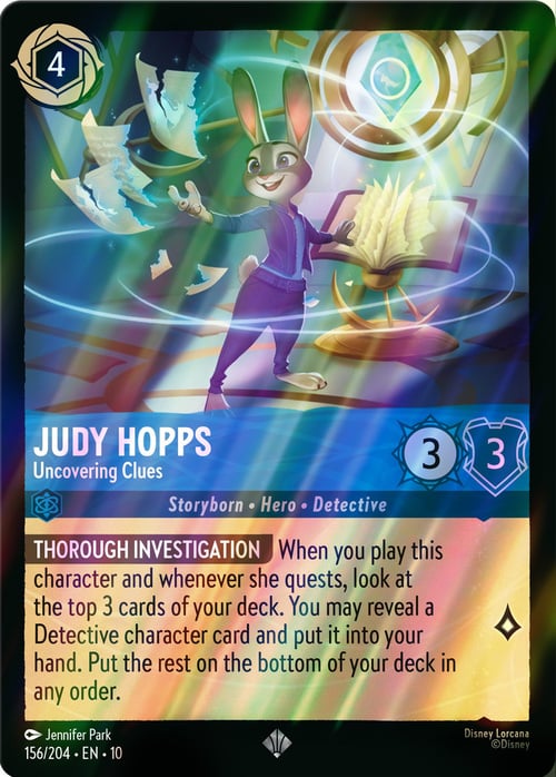Judy Hopps - Alla Scoperta di Indizi Card Front
