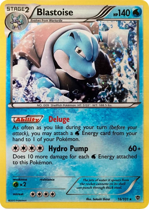 Blastoise Card Front