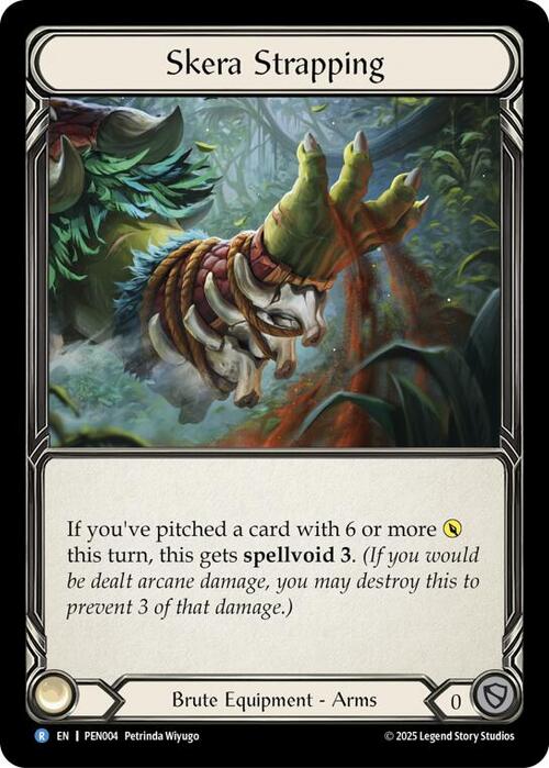 Skera Strapping Card Front