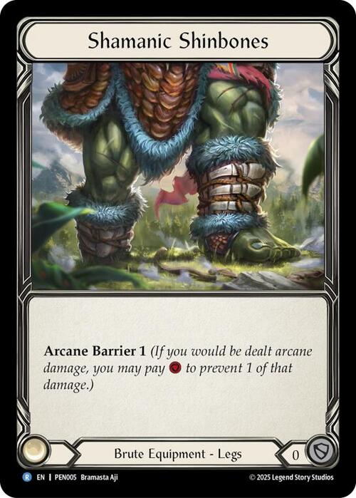 Shamanic Shinbones Card Front
