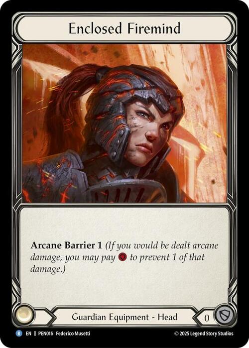 Enclosed Firemind Card Front