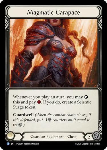 Magmatic Carapace Card Front