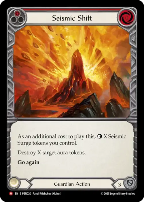 Seismic Shift Card Front