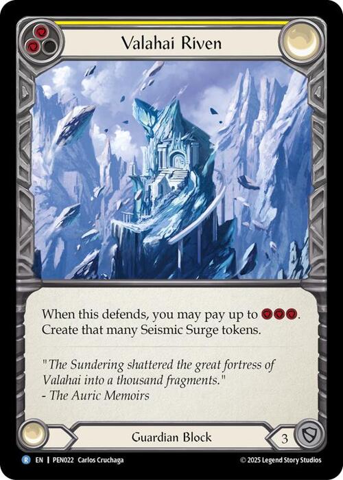Valahai Riven Card Front