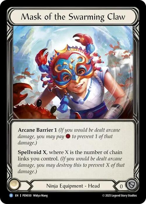 Mask of the Swarming Claw Card Front