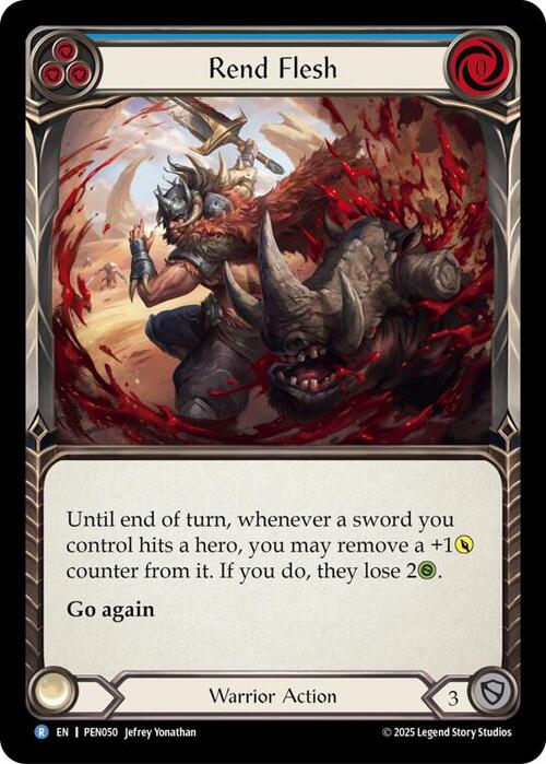 Rend Flesh Card Front
