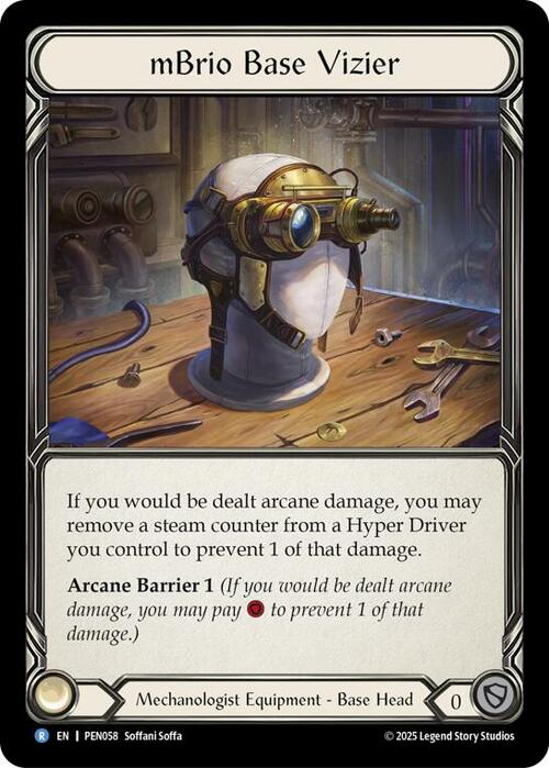 mBrio Base Vizier Card Front