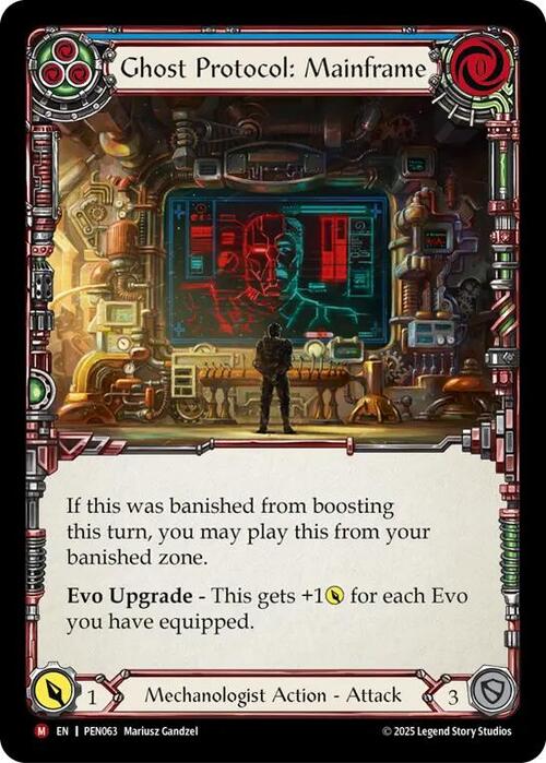 Ghost Protocol: Mainframe Card Front