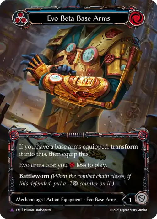 Evo Beta Base Arms Card Front