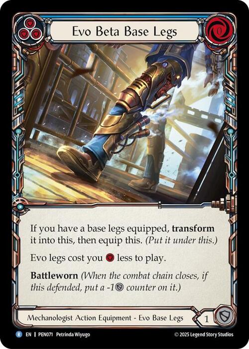 Evo Beta Base Legs Card Front