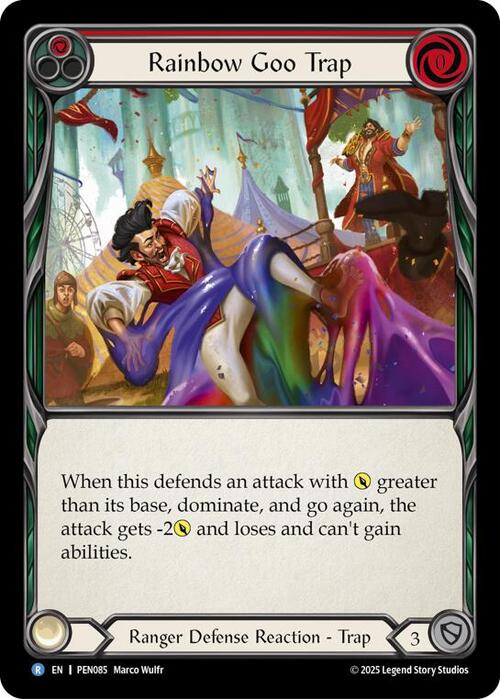 Rainbow Goo Trap Card Front