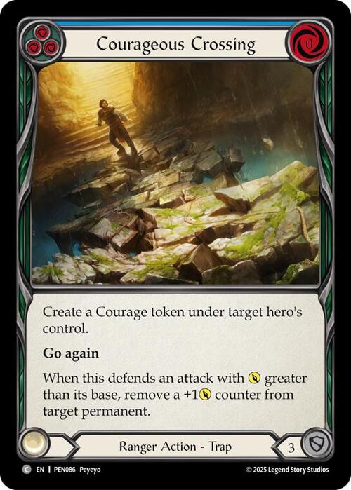 Courageous Crossing Card Front