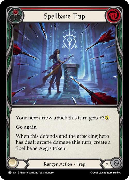 Spellbane Trap - Red Card Front