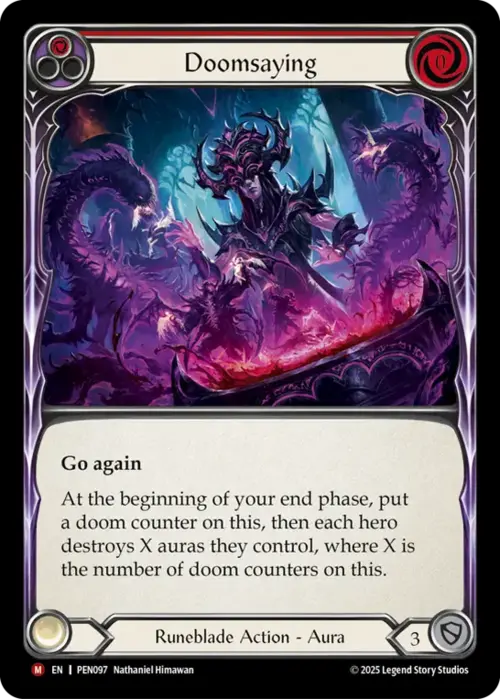 Doomsaying Card Front