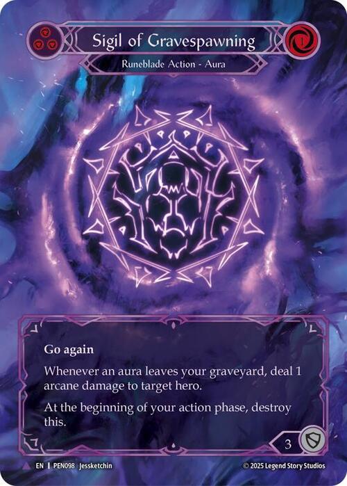 Sigil of Gravespawning Card Front