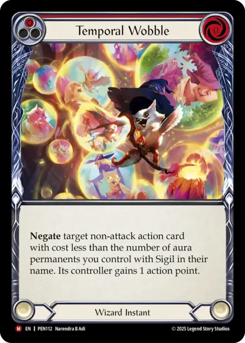 Temporal Wobble Card Front