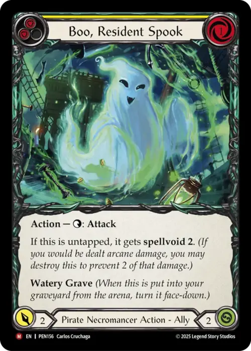 Boo, Resident Spook Card Front