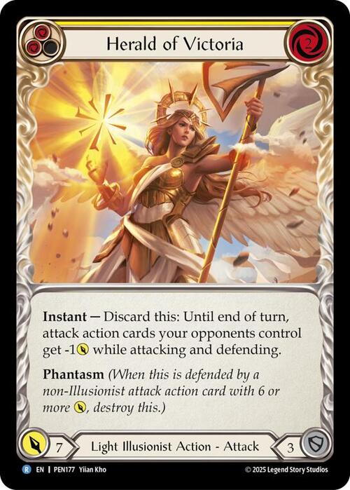 Herald of Victoria Card Front