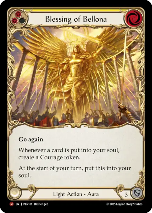 Blessing of Bellona Card Front