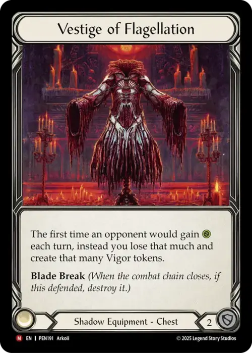 Vestige of Flagellation Card Front