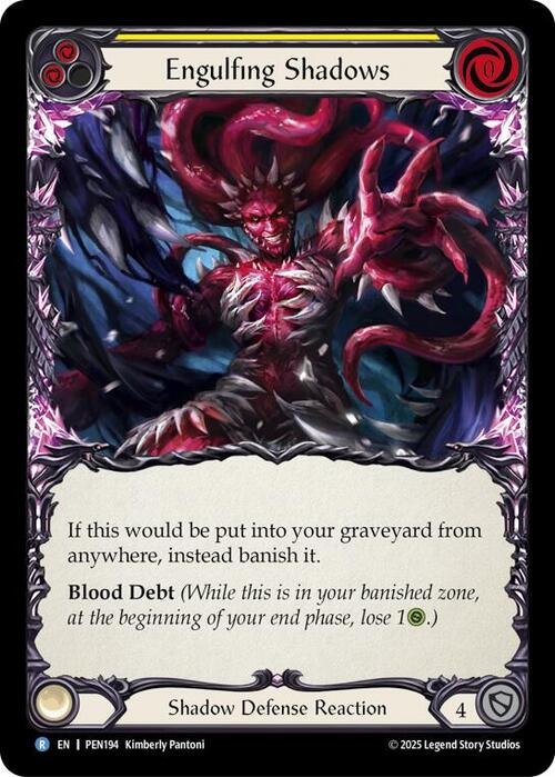 Engulfing Shadows Card Front