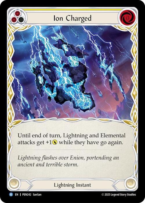 Ion Charged Card Front