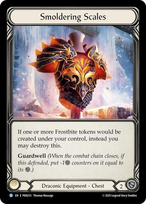 Smoldering Scales Card Front