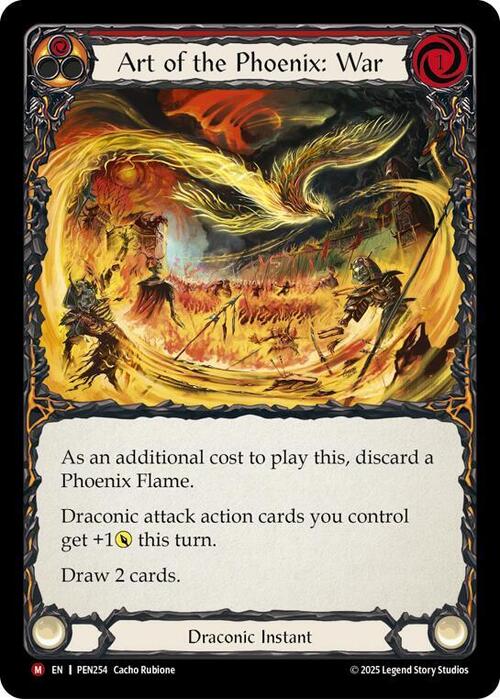 Art of the Phoenix: War Card Front