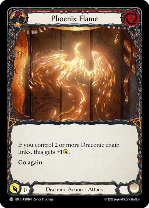 Phoenix Flame Card Front