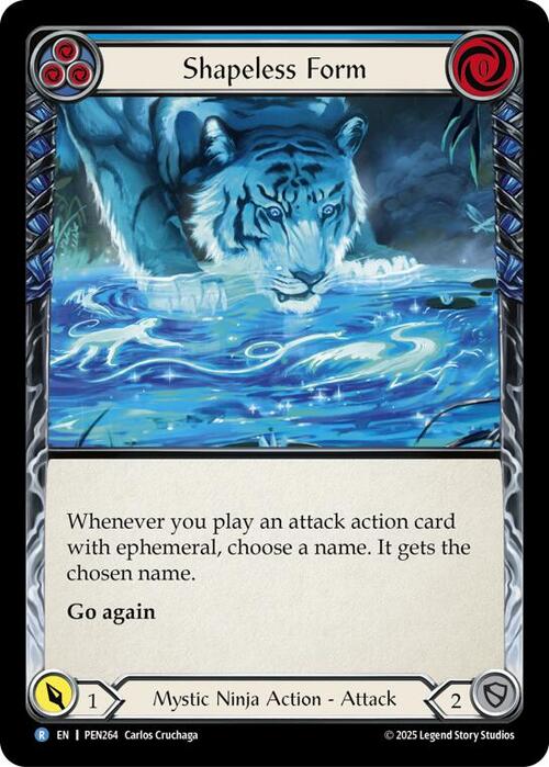 Shapeless Form Card Front