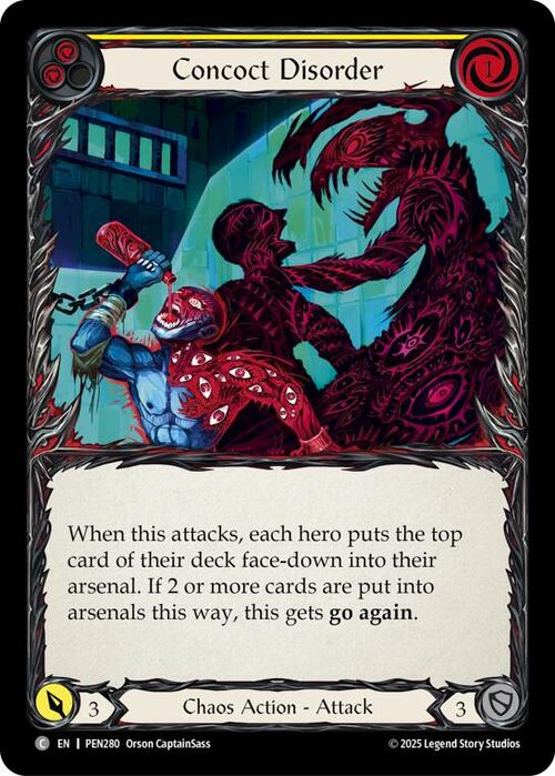 Concoct Disorder (Yellow) Frente