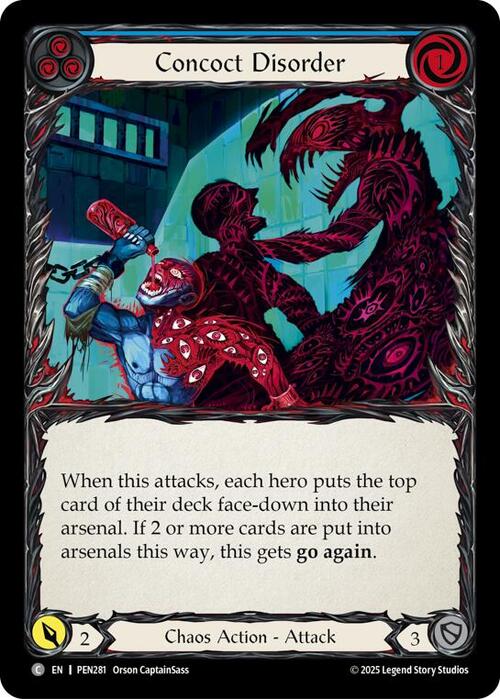 Concoct Disorder (Blue) Frente