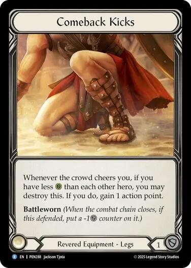 Comeback Kicks Frente