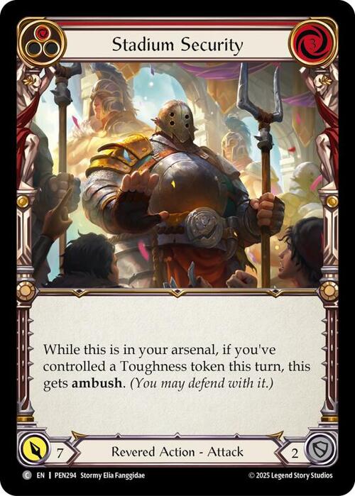 Stadium Security (Red) Frente