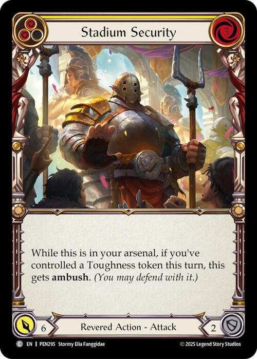 Stadium Security (Yellow) Frente