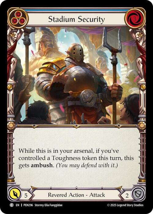 Stadium Security (Blue) Frente