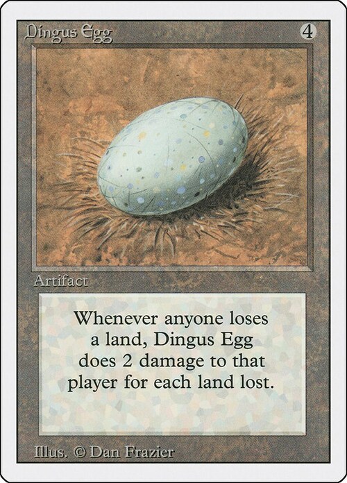 Huevo de dingus Frente