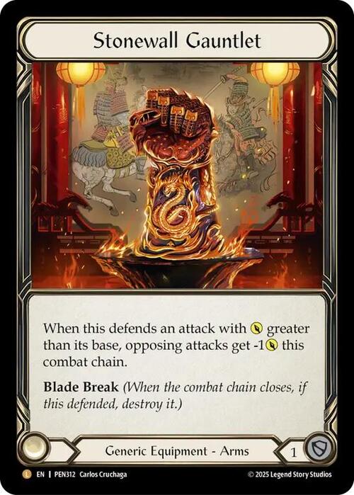 Stonewall Gauntlet Frente