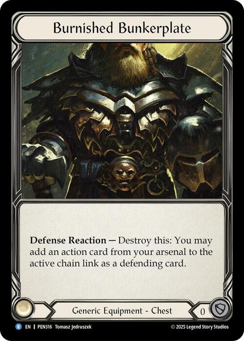 Burnished Bunkerplate Frente