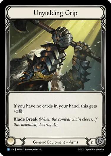 Unyielding Grip Frente