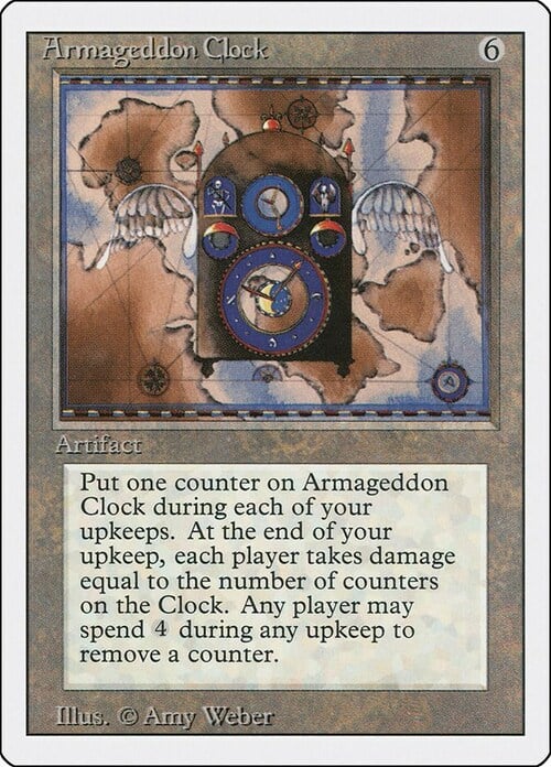 Armageddon Clock Card Front